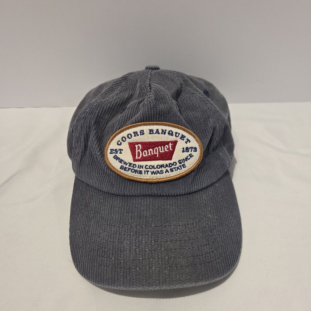 Huckberry x Coors Banquet Corduroy Hat Gray SnapBack Outdoors Men’s One Size